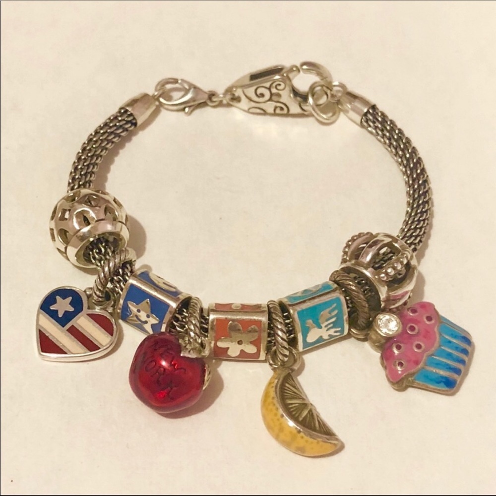 ❌SOLD OUT❌ Brighton pink & blue cupcake charm - Picture 3 of 6